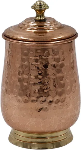 Vista 8 de PARIJAT HANDICRAFT Tazas de cerveza de cobre puro de calibre pesado para Moscow Mule