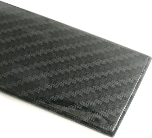 Vista 3 de Xotic Tech - Moldura para consola central para salpicadero, patrón de fibra de carbono, compatible con Civic 10th 2016 2017 2018 2019 2020 2021