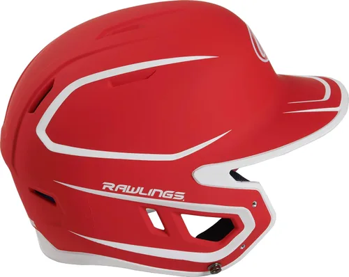 Vista 4 de Rawlings Casco de bateo de béisbol MACH Mate de dos tonos Tamaños JR y SR Varios