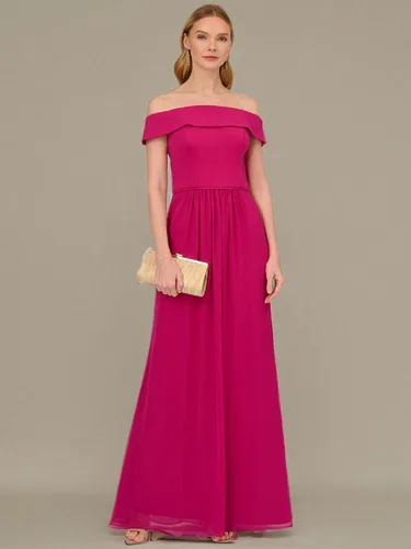 Vista 6 de Adrianna Papell Vestido de gasa crepé para mujer