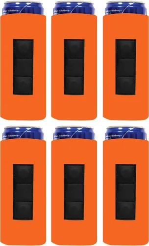 Vista 39 de QualityPerfection Funda magnética delgada para enfriar latas, cerveza/energía, 3 imanes vs 2 imanes, industria estándar, 12 onzas, tamaño delgado