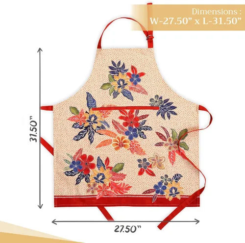 Vista 300 de Maison d' Hermine Delantales para mujer con bolsillo, 100% algodón (27.50 x 31.50 pulgadas)
