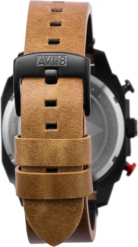 Vista 4 de AVI-8 Hawker Harrier II Retrograde Edition Watch - BlackBrown