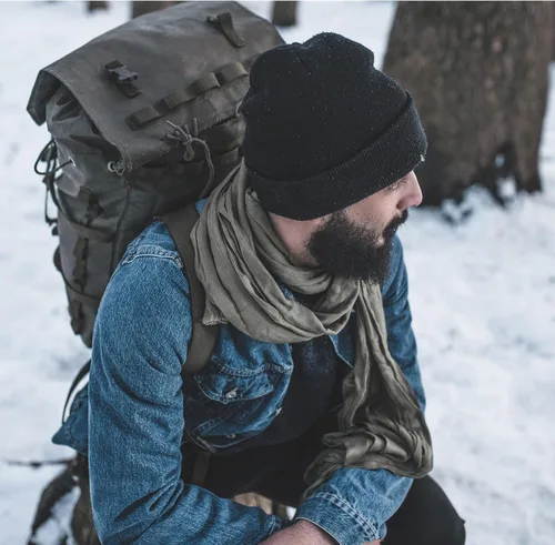Vista 2 de PFFY Gorro de punto unisex para hombre y mujer