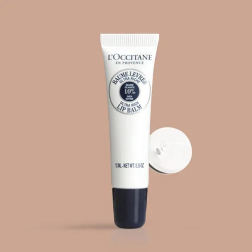 Vista 2 de L'OCCITANE Bálsamo labial nutritivo ultra rico al 10% de manteca de karité 0.40 fl oz