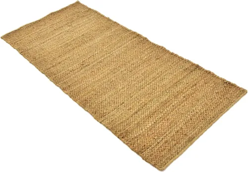 Vista 5 de Unique Loom Chunky Jute Collection - Alfombra de área - Amanda (2' 7" x 6' 1", color natural)