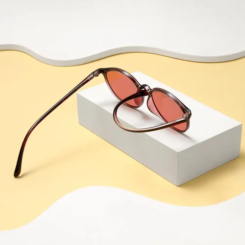 Vista 3 de BRADDEL Indoor FL-41 Rosa & Outdoor FL-60 Marrón Gafas de Migraña para Sensibilidad a la Luz Fluorescente, LED, Deslumbramiento, Fotofobia y Uso