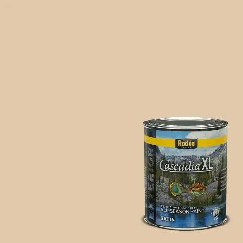Vista 90 de Rodda Paint CASCADIA XL Pintura e imprimación satinada exterior en uno, cuarto de galón, abulón