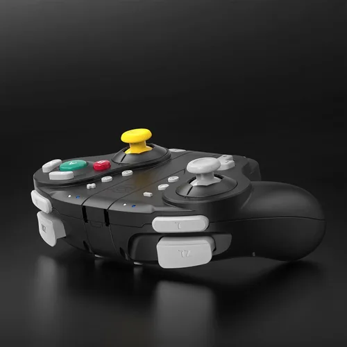 Vista 5 de NYXI Wizard Gamecube Switch Controller for Nintendio SwitchSwitch OLED, Wireless Gamecube Controller with Hall Effect Joystick, Programmable