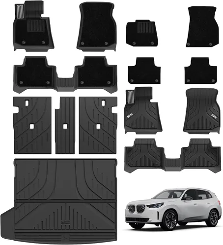 Vista 18 de 3W Alfombrillas para Hyundai Ioniq 5 2022-2024 (solo para consola inamovible), tapetes de TPE para todo tipo de clima, ajuste personalizado