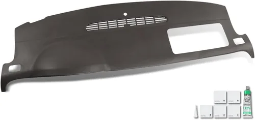 Vista 10 de GRAND ORANGE Bisel moldeado de TPE para tablero de instrumentos, compatible con Chevy Cavalier 1995-2005, cubierta de tablero, beige