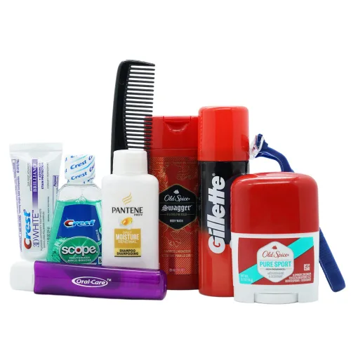 Vista 3 de Handy Solutions Kit de viaje resellable para hombre de 10 piezas