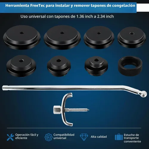 Vista 2 de FreeTec Juego de herramientas de extracción de enchufe Frost