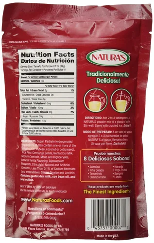 Vista 2 de Naturas Horchata bebida instantánea de arroz