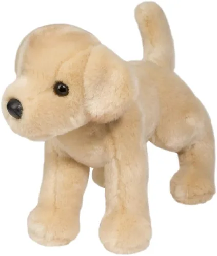 Vista 7 de Douglas Spankie - Animal de peluche de laboratorio amarillo, 12 pulgadas, suave y realista