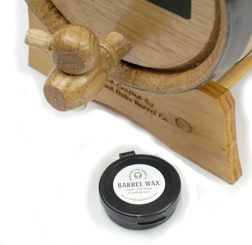 Vista 2 de Cera de sellado de barril de roble para fugas en barriles de madera (0.25 onzas), para vino bourbon, tequila, ron, mini barriles de whisky