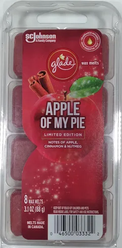 Vista 4 de Glade Edición Limitada Apple of My Pie Wax Melts - 8 Melts - 3.1 oz