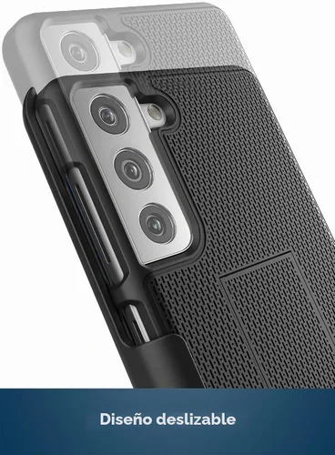 Vista 6 de Encased DuraClip - Funda para Samsung Galaxy S21 con clip para cinturón (2021), funda delgada con funda, color negro