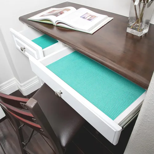 Vista 3 de Smart Design Classic Grip - Forro de estante no adhesivo para organización del hogar, agarre fuerte, antideslizante, fácil de limpiar, perfecto