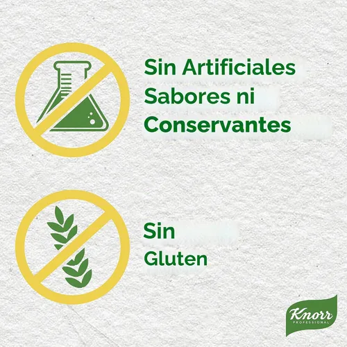 Vista 10 de Knorr - Salsa profesional caribeña, lista para usar, curada, estofada, con jugo de papaya, sin agregar GMS.