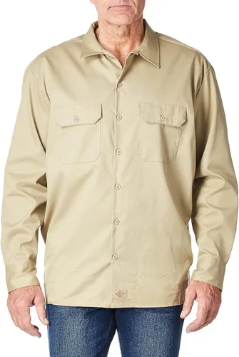Vista 3 de Dickies Men's Long Sleeve Flex Twill Work Shirt