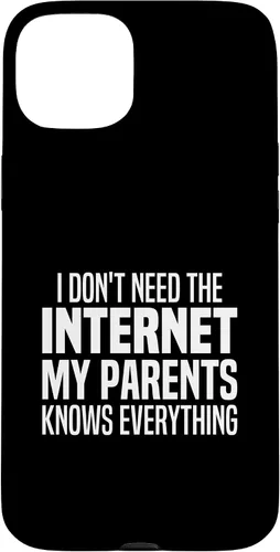 Vista 9 de I Don't Need The Internet My Parents Knows Everything Funny Case for iPhone 17