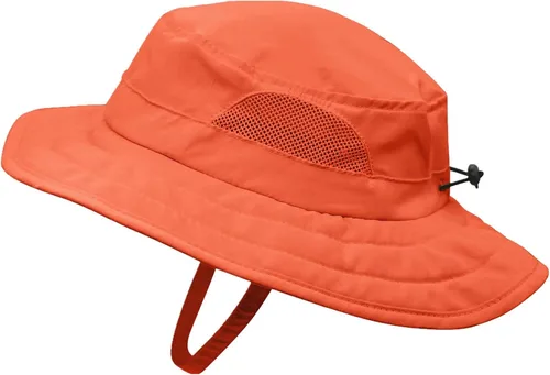 Vista 8 de Connectyle Sombrero de sol para niños y niñas, sombrero de pescador de ala ancha UPF 50+, sombrero de protección solar, sombrero transpirable