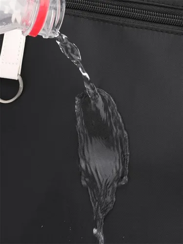 Vista 6 de Jotolan Mochila escolar impermeable para niñas adolescentes, bolsa de viaje con puerto de carga USB para estudiantes, Negro