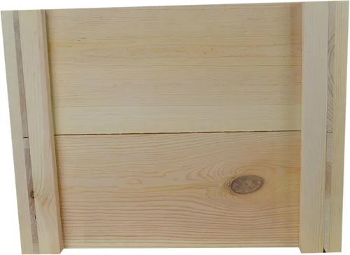 Vista 6 de Caja de almacenamiento de madera para botellas de vino o bebidas con divisor