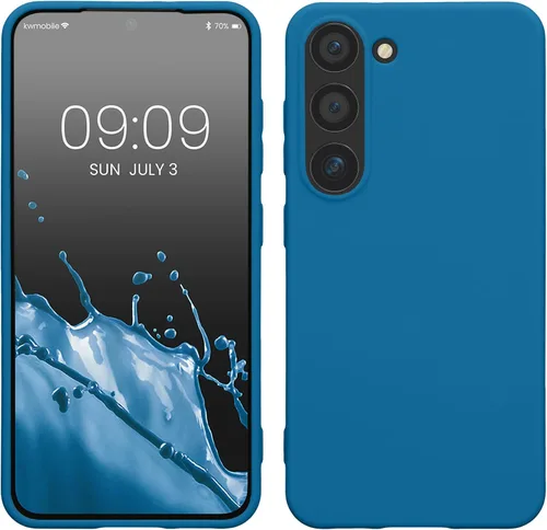 Vista 202 de kwmobile Funda compatible con Samsung Galaxy S23 - Funda protectora de silicona TPU suave y delgada - Piedra antigua