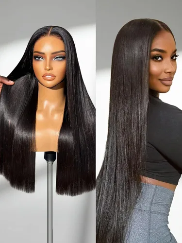 Vista 10 de LUVME HAIR Pelucas de cabello humano rizado sin pegamento de 6 pulgadas, precortadas, indetectable, HD, encaje Bob, peluca corta y rizada con ondas