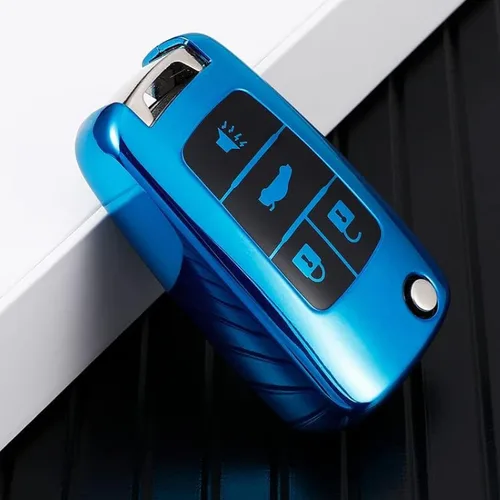 Vista 8 de TPU Car Remote Key Case Cover Shell Fob, for Buick for Chevrolet Cruze Aveo Trax for Opel Astra Corsa Meriva Zafira Antara J