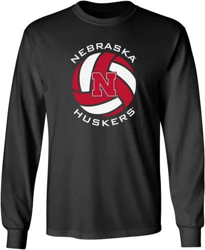 Vista 19 de CornBorn Elige tu diseño - Camisetas de manga larga de voleibol de Nebraska