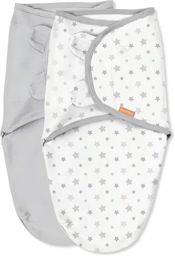 Vista 21 de SwaddleMe - Manta original para bebé, talla S/M, de 0 a 3 meses, paquete de 5 (diseño de amapolas bonitas)