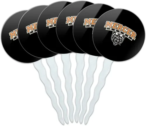 Vista 221 de Abilene Christian - Juego de 6 palillos para cupcakes con logotipo secundario