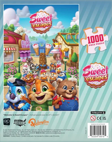 Vista 2 de Sweet Escapes Welcome to Sweet Escapes - Rompecabezas de 1.000 piezas