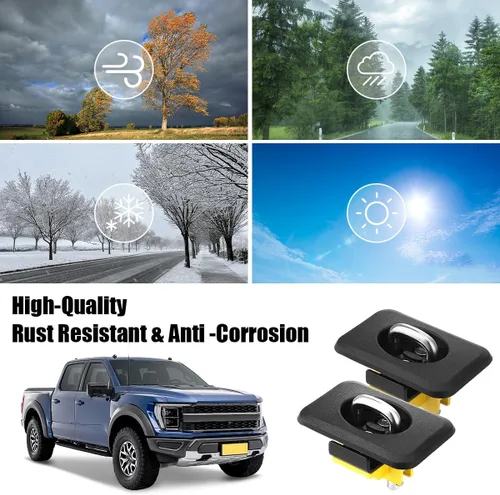 Vista 12 de 4pcs Tie Down Anchors for Truck Bed, Fit Retractable D Ring Tie Down