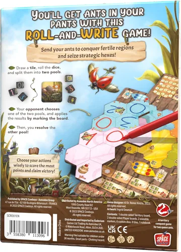 Vista 3 de Juego de mesa Marabunta: un juego de estrategia de dominación de colonia de hormigas. Divertido juego familiar para niños y adultos, a partir de 10