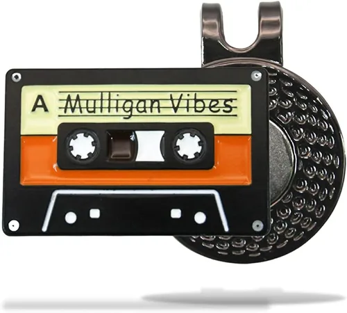 Vista 62 de MULLIGAN HOOLIGAN® Marcador de pelota de golf + clip magnético para sombrero Esmalte de alta calidad Regalo divertido para los amantes del golf
