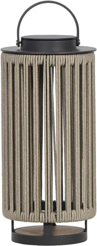 Vista 8 de Faroles solares decorativos para exteriores, luces solares para exteriores, faroles de aluminio alimentados por energía solar para porche, césped