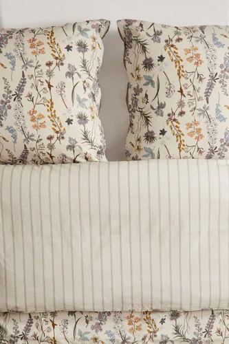 Vista 3 de Nayoroom - Juego de funda de edredón con diseño floral vintage, tamaño Beige Floral