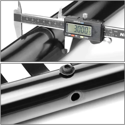 Vista 6 de DNA MOTORING Barra de parachoques delantero de 3 pulgadas compatible con 10-16 4Runner, BURB-032-BK