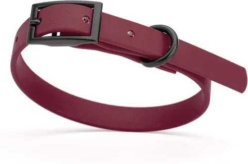 Vista 74 de Dogline Biothane - Collar impermeable para perro con hebilla de liberación rápida, resistente cincha de nailon recubierta con resistente y a prueba