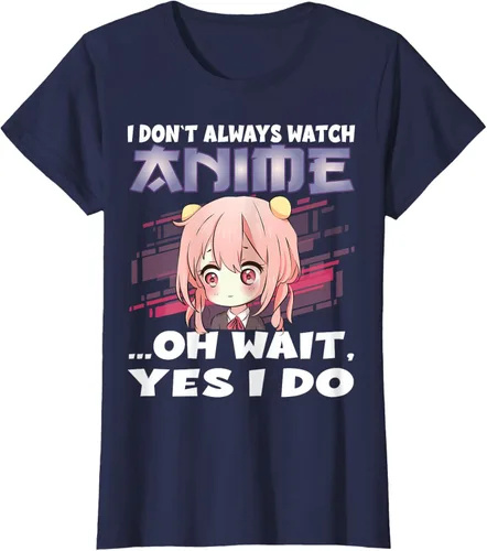 Vista 35 de Ver camiseta japonesa de anime con estampado de anime Girl, Negro, S