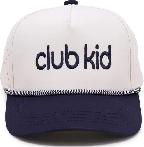 Vista 26 de Funky Junque Sombrero de camionero de cuerda de golf para niños Certificado Mamas Boy - Marrón/Beige