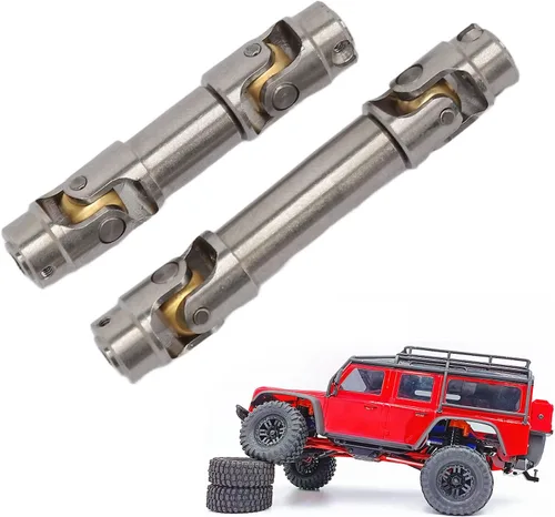 Vista 7 de Juego de eje de transmisión de coche RC, eje de transmisión central delantero y trasero de acero inoxidable duradero para 1/18 RC piezas