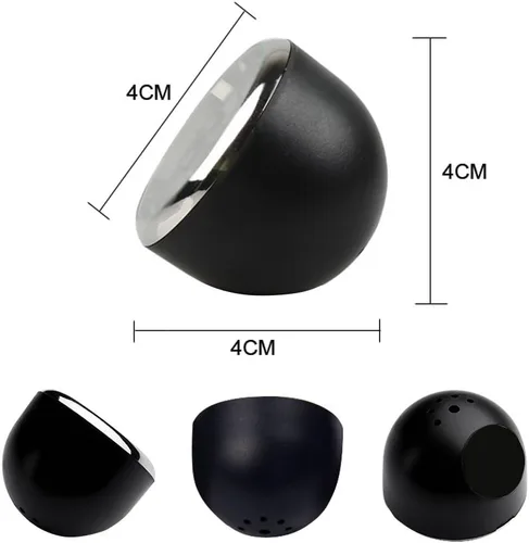 Vista 2 de Higrómetro para salpicadero de coche - Mini higrómetro para vehículo decorativo Clip para salida de aire