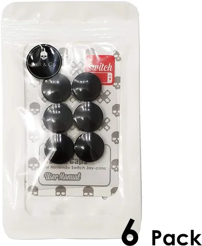 Vista 6 de Skull & Co. Replacement Joystick Covers for Nintendo Switch and Switch Lite (Repair Parts)