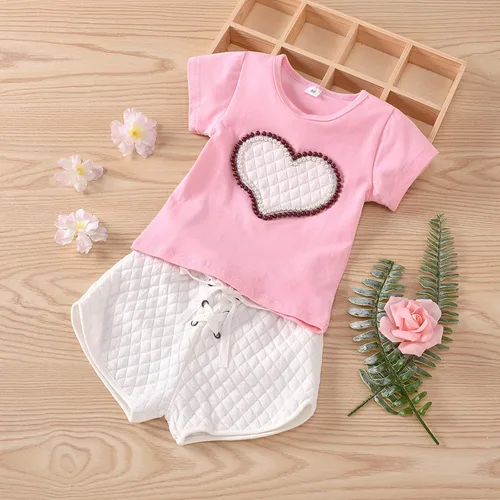 Vista 2 de TBUIALL Short Sleeve Bodysuits Baby 18 Month Girl Outfit 9-12 Month Girl Clothes Summer Gifts For 15+ Year Old Girls