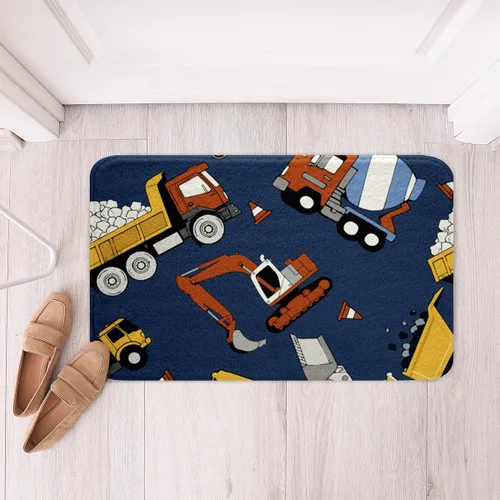 Vista 19 de Feelyou Tapetes de baño estampados, con patrón de sombrero occidental, para niños y niños, vaquera rosa, para ducha, accesorios de baño abstractos